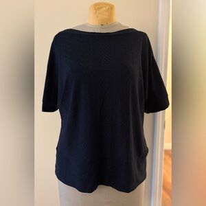 Counterparts Navy Blue Short Sleeve Top